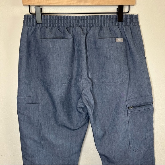 Figs XS Kade scrubs pant Heather Denim Chambray - Picture 6 of 10